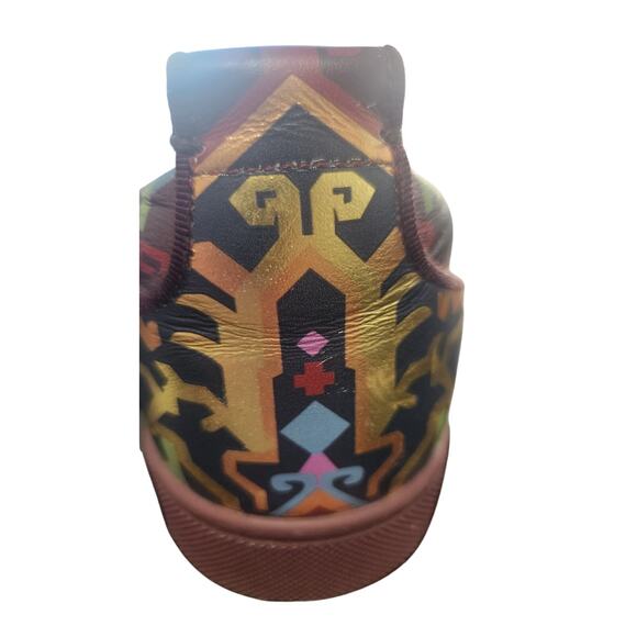 Christian Louboutin Louis Junior Men’s Sneakers – Multicolor Print – Red Sole - Picture 9 of 9